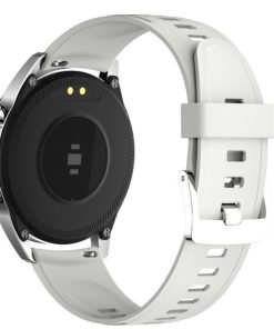 Relojes y accesorios DCU Tecnologic | Smartwatch Elegance 2 Correas Piel Negra/Silicona Blanca