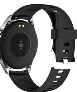 Relojes y accesorios DCU Tecnologic | Smartwatch Elegance 2 Correas Piel Negra/Silicona Blanca