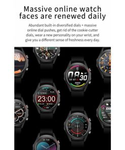 Relojes y accesorios DCU Tecnologic | Smartwatch Elegance 2 Correas Piel Negra/Silicona Blanca