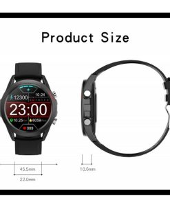 Relojes y accesorios DCU Tecnologic | Smartwatch Elegance 2 Correas Piel Negra/Silicona Blanca