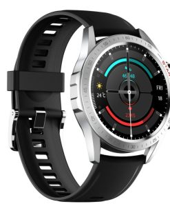 Relojes y accesorios DCU Tecnologic | Smartwatch Elegance 2 Correas Piel Negra/Silicona Blanca