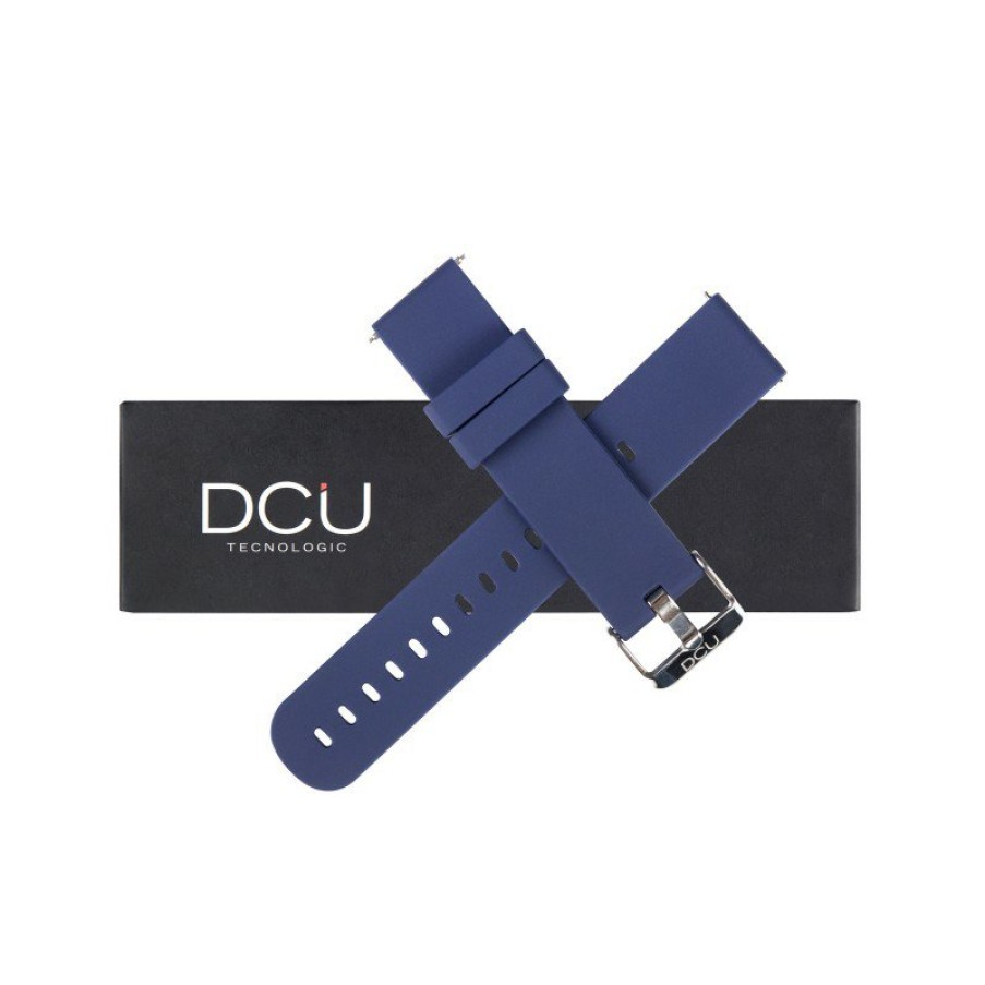 Relojes y accesorios DCU Tecnologic | Correa Silicona Azul Marino 19Mm Para "Modern"