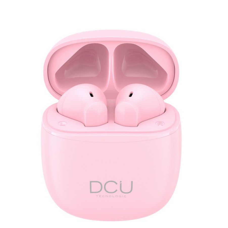 Accesorios para smartphone DCU Tecnologic | Auriculares Mini Mate Bluetooth 5.1 Rosas