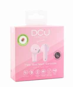 Accesorios para smartphone DCU Tecnologic | Auriculares Mini Mate Bluetooth 5.1 Rosas