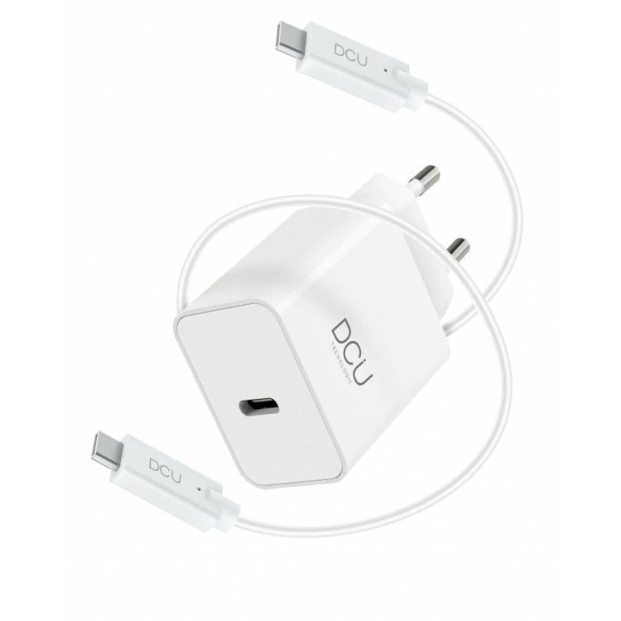 Accesorios para smartphone DCU Tecnologic | Cargador Usb Tipo C Power Delivery 30W + Cable Usb-C