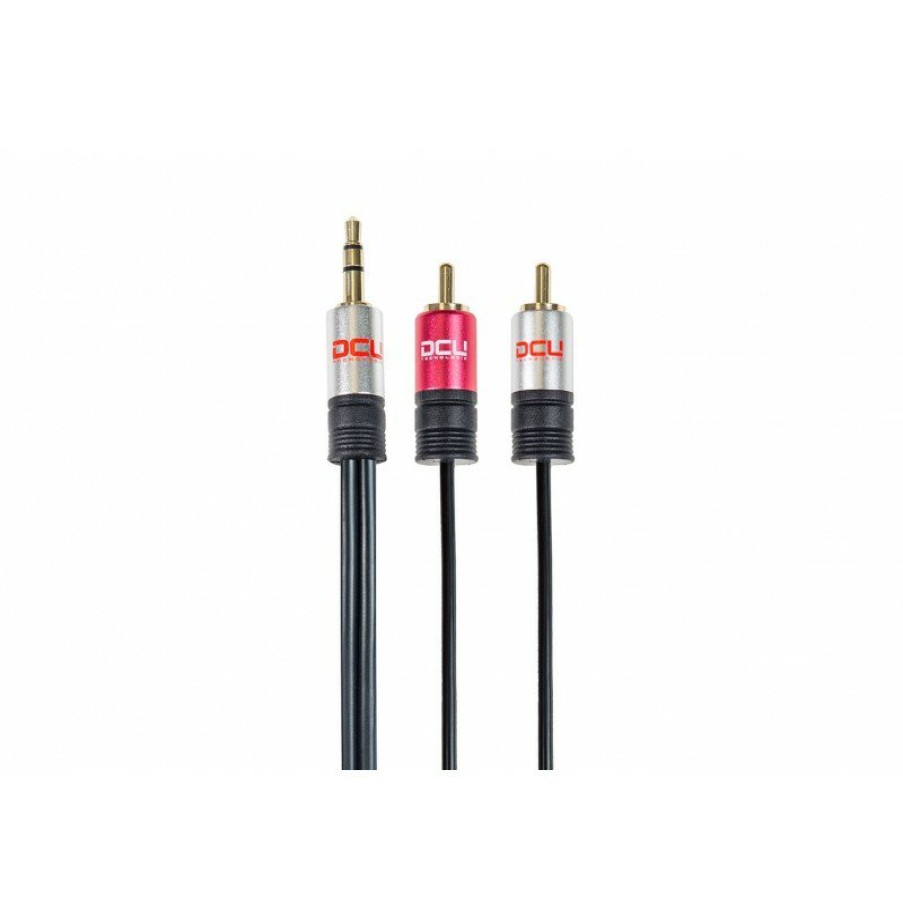 Conexiones de audio DCU Tecnologic | Cable Audio Jack 3.5 Stereo Macho A 2 X Rca Macho