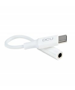 Accesorios para smartphone DCU Tecnologic | Adaptador Usb C - Audio/Aux Jack 3.5Mm