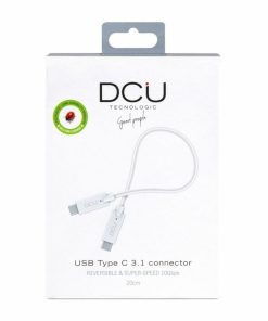 Accesorios para smartphone DCU Tecnologic | Cable Usb Tipo C 3.1 A Usb Tipo C 3.1 20Cm