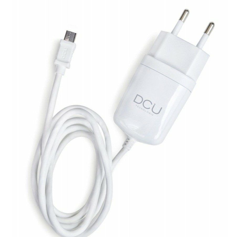 Accesorios para smartphone DCU Tecnologic | Cargador De Pared Micro Usb 2,4A