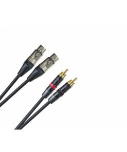 Conexiones de sonido profesional DCU Tecnologic | Cable Pro 2X Xlr H Neutrik- 2X Rca M Rean