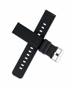 Relojes y accesorios DCU Tecnologic | Correa Silicona Negra 19Mm Para Curved Glass Pro