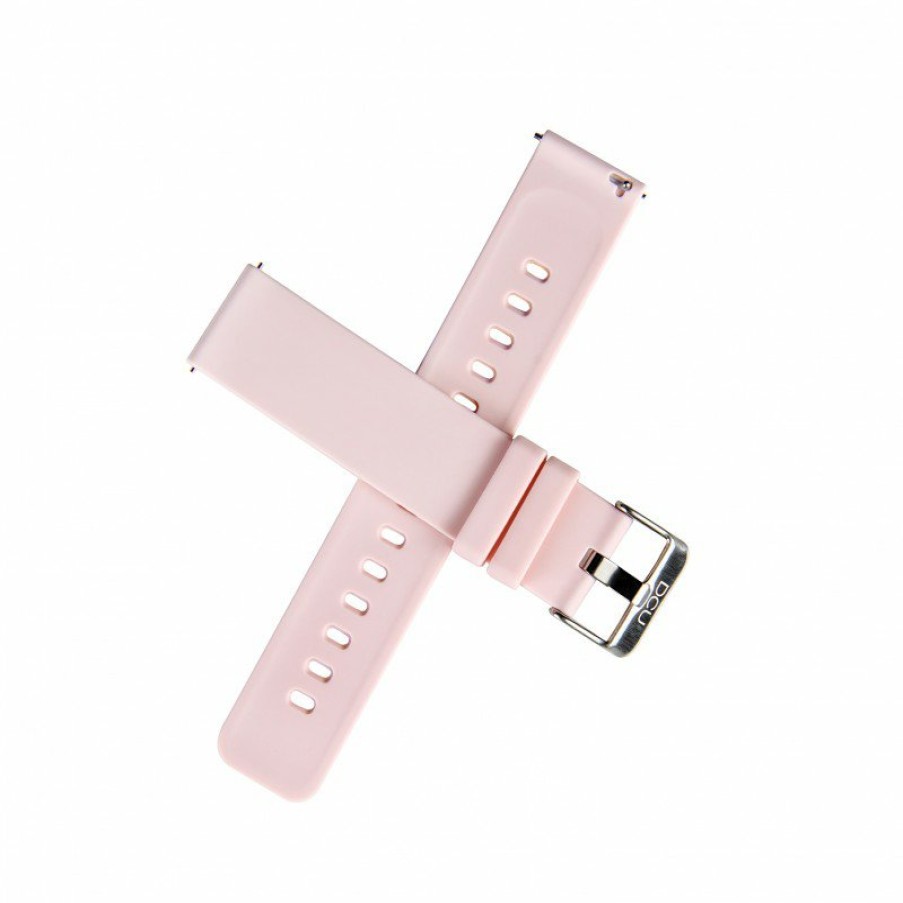 Relojes y accesorios DCU Tecnologic | Correa Silicona Rosa 19Mm Para Curved Glass Pro