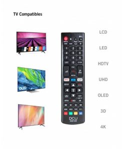 Conexiones y accesorios de vídeo/TV DCU Tecnologic | Mando A Distancia Universal Para Televisores Lg Lcd/Led