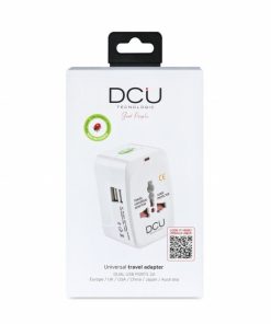 Accesorios para smartphone DCU Tecnologic | Adaptador De Viaje Universal + 2 Usb