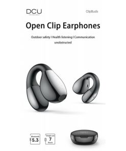 Accesorios para smartphone DCU Tecnologic | Auriculares Bluetooth Clip Buds Negros