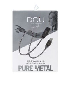 Accesorios para smartphone DCU Tecnologic | Cable Usb Tipo C A Usb Pure Metal 1M