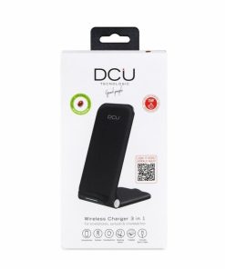 Accesorios para smartphone DCU Tecnologic | Cargador Inalambrico 3 En 1 De Carga Rapida 15W