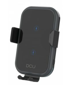 Accesorios para smartphone DCU Tecnologic | Soporte De Movil Glass Para Coche Con Carga Rapida Inalambrica 15W