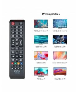 Conexiones y accesorios de vídeo/TV DCU Tecnologic | Mando A Distancia Universal Para Televisores Samsung Lcd/Led