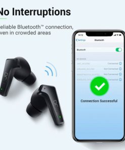 Accesorios para smartphone DCU Tecnologic | Auriculares Con Cancelacion De Ruido Activa Feedforward Negros