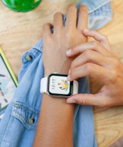 Relojes y accesorios DCU Tecnologic | Smartwatch Colorful Blanco + Rojo