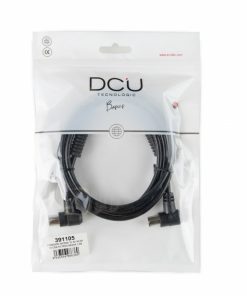 Conexiones y accesorios de vídeo/TV DCU Tecnologic | Cable Antena Tv Lte 90 M-90 H / Con Filtros Negros