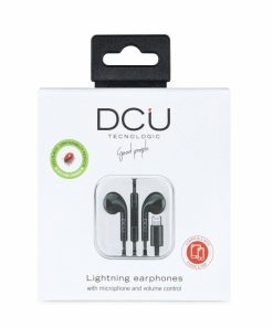 Accesorios para smartphone DCU Tecnologic | Auricular Para Iphone/Ipad Estereo Negro