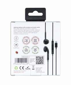 Accesorios para smartphone DCU Tecnologic | Auricular Para Iphone/Ipad Estereo Negro