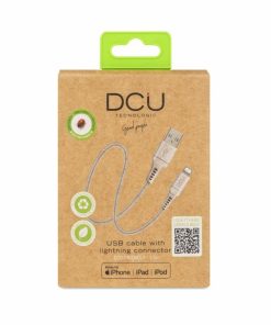 Accesorios para smartphone DCU Tecnologic | Cable Lightning Para Iphone/Ipad Eco Friendly 1.5M