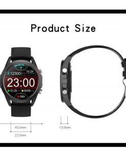 Relojes y accesorios DCU Tecnologic | Smartwatch Elegance 2 Correas Piel Marron/Silicona Negra