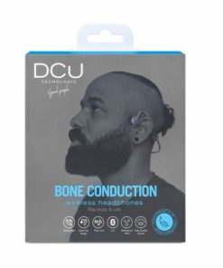 Accesorios para smartphone DCU Tecnologic | Auriculares Bluetooth De Conduccion Osea Open-Ear Azules