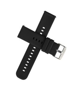 Relojes y accesorios DCU Tecnologic | Correa Silicona Negra 22Mm Para Modelo Senior