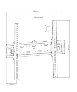 Conexiones y accesorios de vídeo/TV DCU Tecnologic | Soporte De Pared Inclinable Para Tv 26