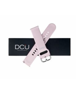 Relojes y accesorios DCU Tecnologic | Correa Silicona Rosa 19Mm Para Curved Glass Y Casual