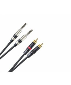 Conexiones de sonido profesional DCU Tecnologic | Pro 2 X Rca M Rean - 2 X 6,3 Jack M Mono Rean