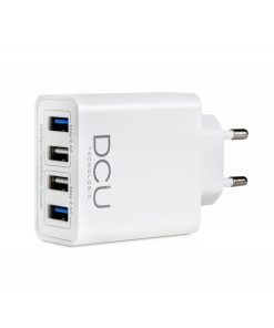 Accesorios para smartphone DCU Tecnologic | Cargador Inteligente Con 4 Puertos Usb 5V 4,8A