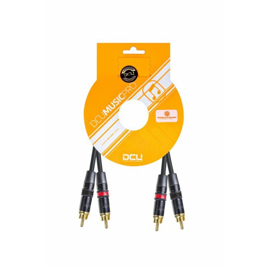 Conexiones de sonido profesional DCU Tecnologic | Pro 2 X Rca M Rean - 2 X Rca M Rean