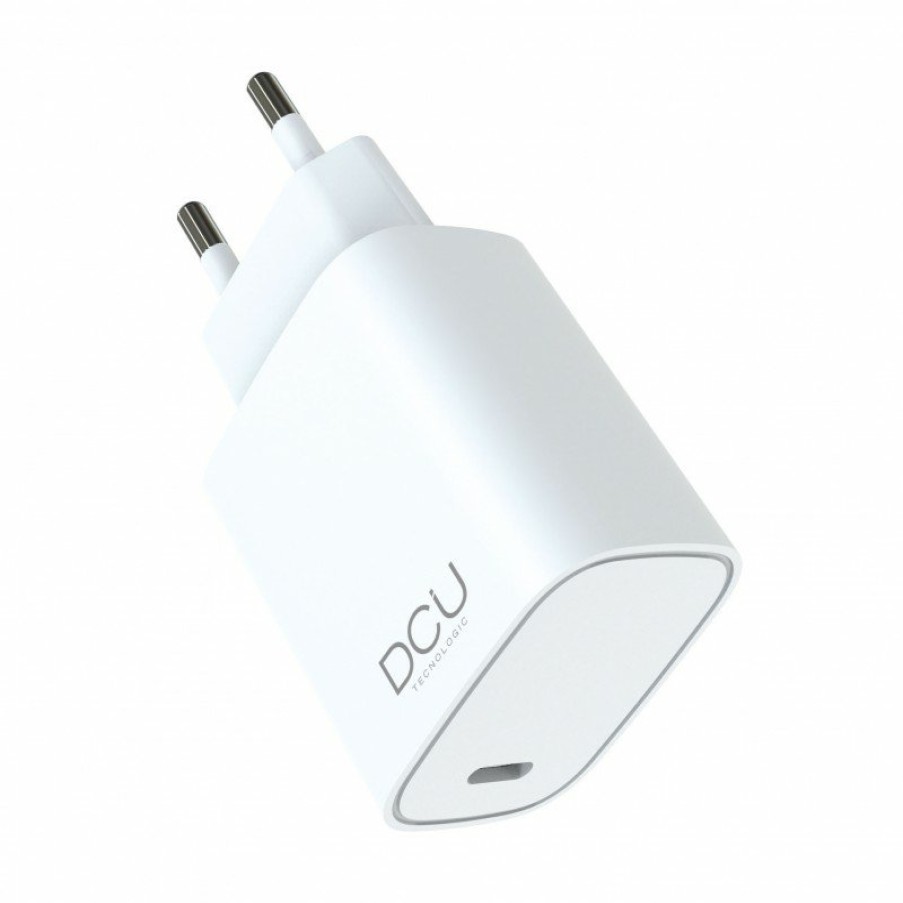 Accesorios para smartphone DCU Tecnologic | Cargador Gan Usb Tipo C Power Delivery 30W