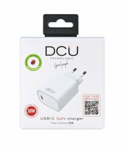 Accesorios para smartphone DCU Tecnologic | Cargador Gan Usb Tipo C Power Delivery 30W