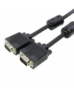 Alimentación y accesorios de informática DCU Tecnologic | Cable Vga Con Ferrita Niquel Plateado