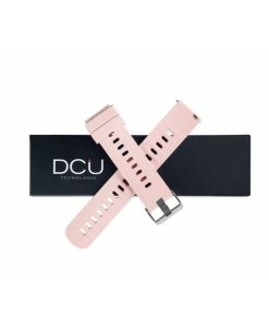 Relojes y accesorios DCU Tecnologic | Correa Silicona Rosa 19Mm Para Metal 23