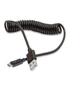 Accesorios para smartphone DCU Tecnologic | Cable Usb Tipo C A Usb Rizado 1,5M