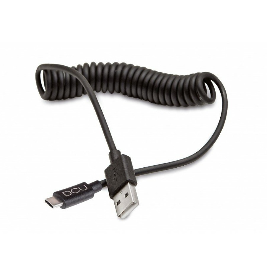 Accesorios para smartphone DCU Tecnologic | Cable Usb Tipo C A Usb Rizado 1,5M